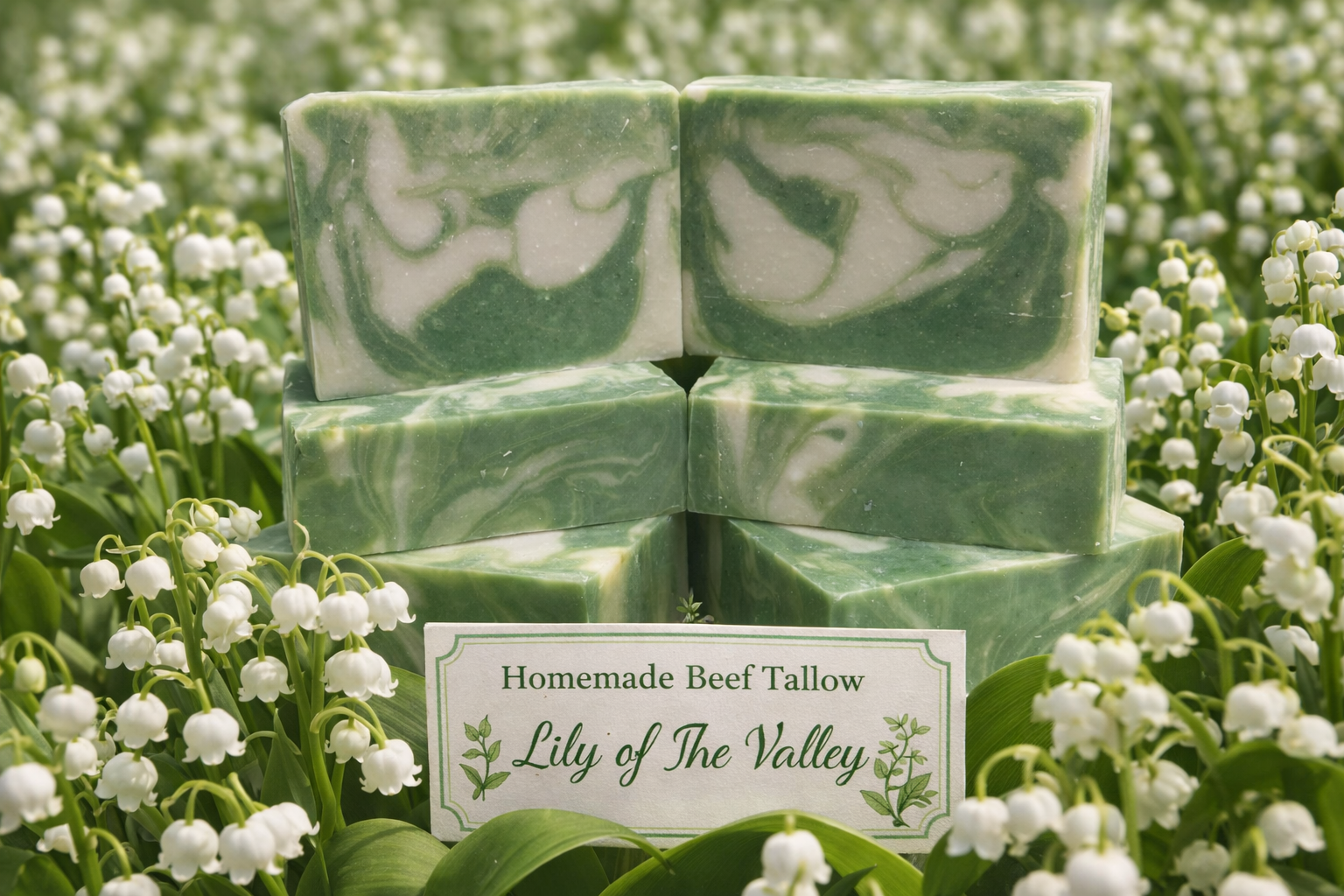 Lily of the Valley Beef Tallow Soap