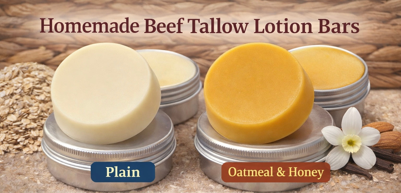 Beef Tallow Lotion Bars