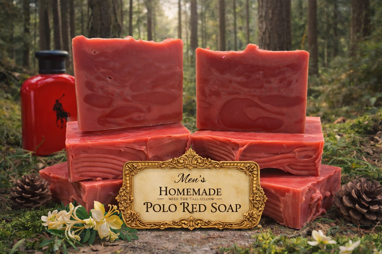 Polo Red Beef Tallow Soap