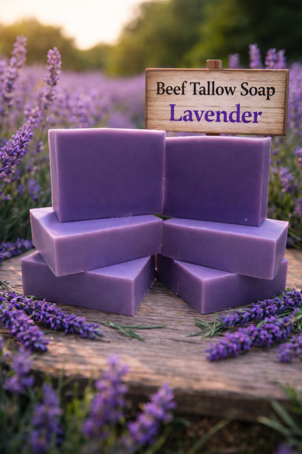 Lavender Beef Tallow Soap