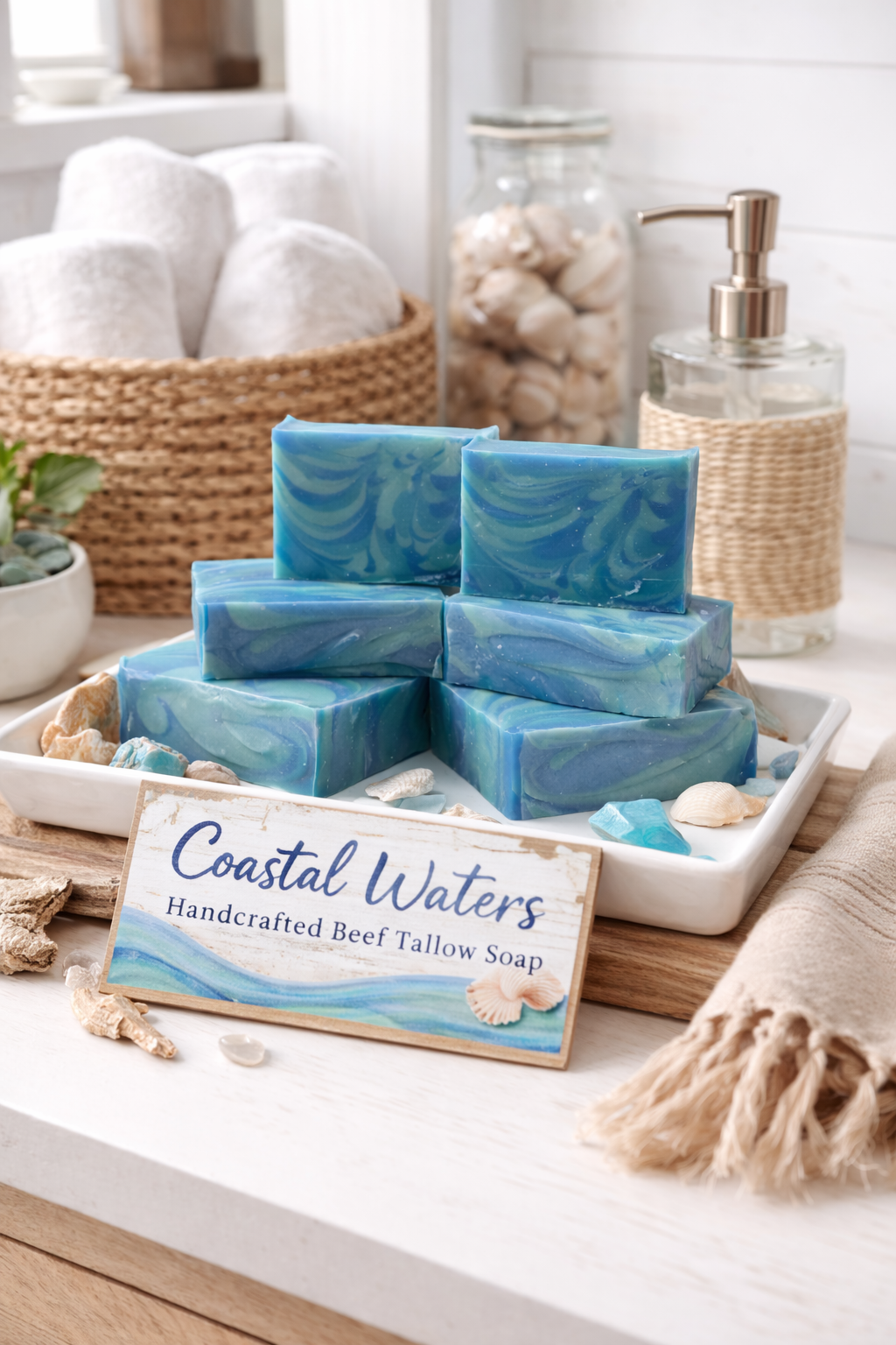 Coastal Waters Beef Tallow Soap